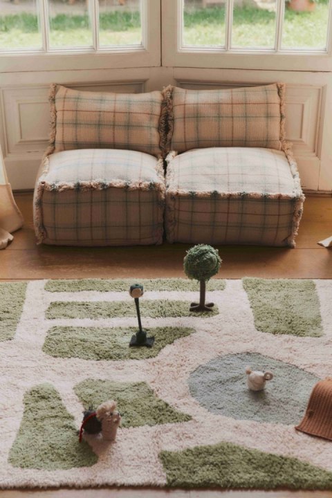 Pufa Handloom Blue Sage Wouf Wouf - Lorena Canals