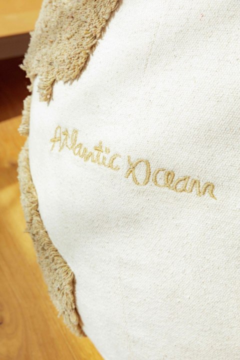 Pufa Mapa Świata Rugcycled Lorena Canals