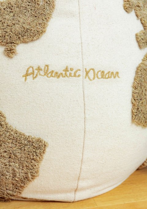 Pufa Mapa Świata Rugcycled Lorena Canals