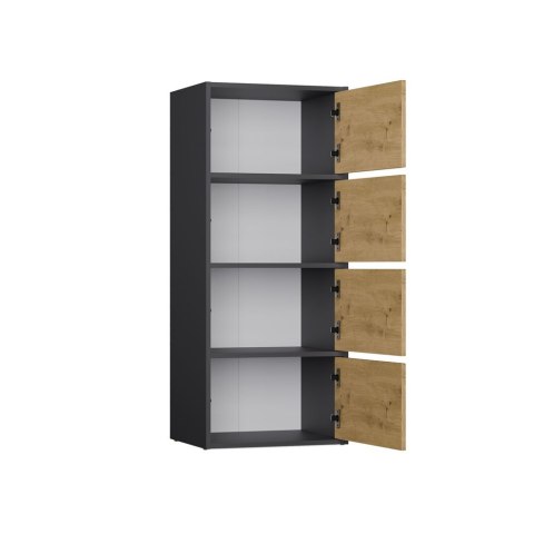 Komoda ALMA ANTRACYT DĄB ARTISAN