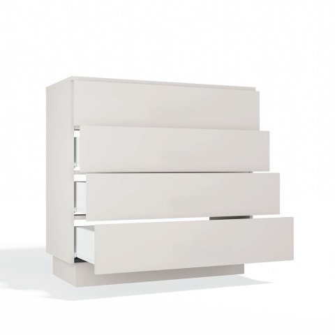 Komoda AMBER 4S Szafka 4 Szuflady Do Sypialni Salonu KASZMIR Beż