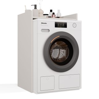 Szafka Łazienkowa Na Pralkę POLA NP KASZMIR Beż Półka Regał Do Łazienki