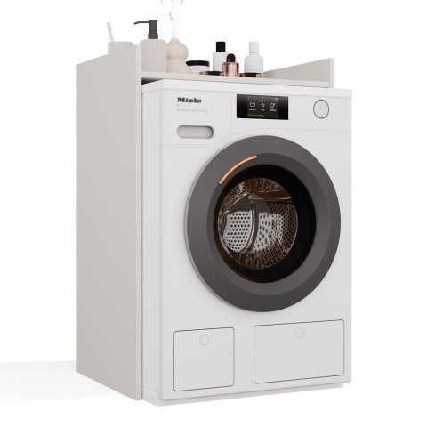 Szafka Łazienkowa Na Pralkę POLA NP KASZMIR Beż Półka Regał Do Łazienki