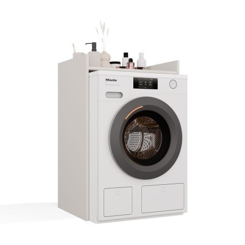 Szafka Łazienkowa Na Pralkę POLA NP KASZMIR Beż Półka Regał Do Łazienki