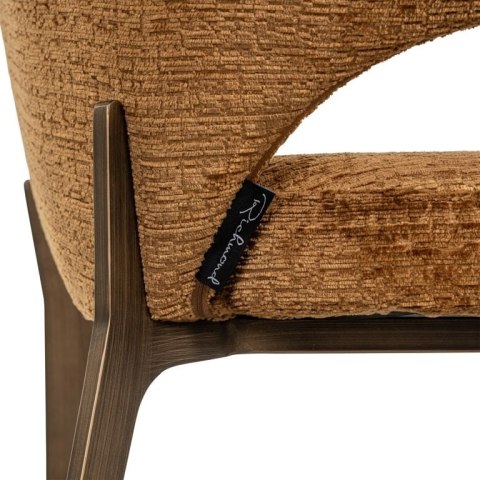 Richmond Interiors RICHMOND krzesło KENZI pomarańczowe