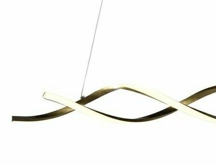 Richmond Interiors RICHMOND lampa wisząca LORINE szczotkowane złoto