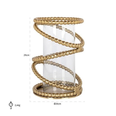 Richmond Interiors RICHMOND świecznik JADEN S szczotkowane złoto