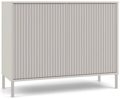 Komoda KAMARO 2D SLIM KASZMIR Lamele Front Ryflowany
