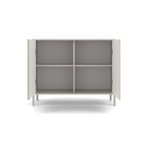 Komoda KAMARO 2D SLIM KASZMIR Lamele Front Ryflowany