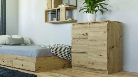 Komoda Malwa 1D3S DĄB ARTISAN