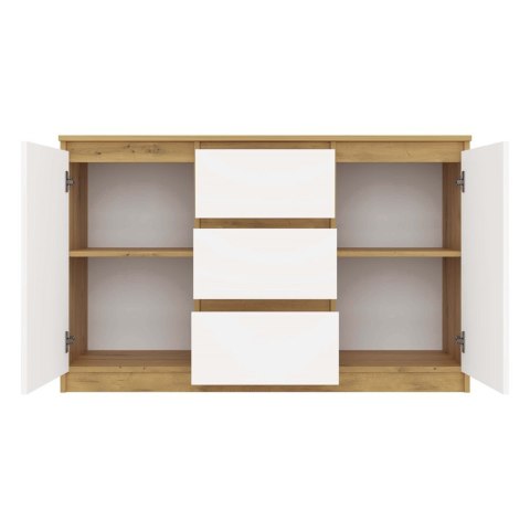 Komoda Malwa 2D3S DĄB ARTISAN BIEL