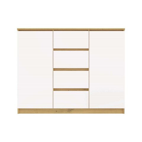 Komoda Malwa 2D4S 120 DĄB ARTISAN BIEL