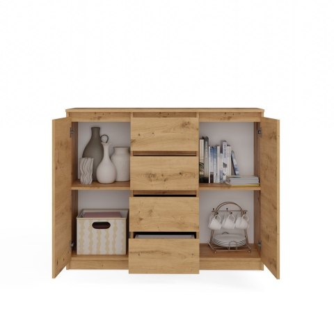 Komoda Malwa 2D4S 120 DĄB ARTISAN