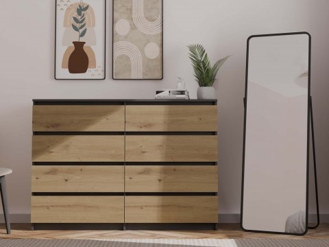 Komoda Malwa M8/140 ANTRACYT ARTISAN