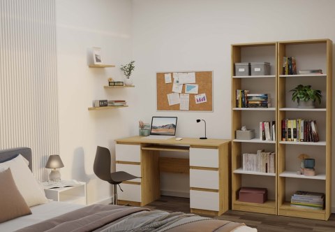 Regał Onyx R50 DĄB ARTISAN BIEL