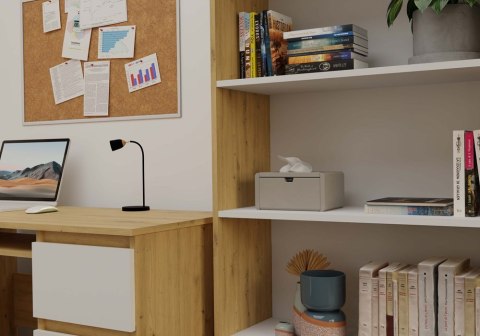 Regał Onyx R80 DĄB ARTISAN BIEL