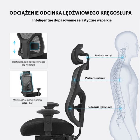Fotel biurowy ergonomiczny Angel obrotowy ergOmed