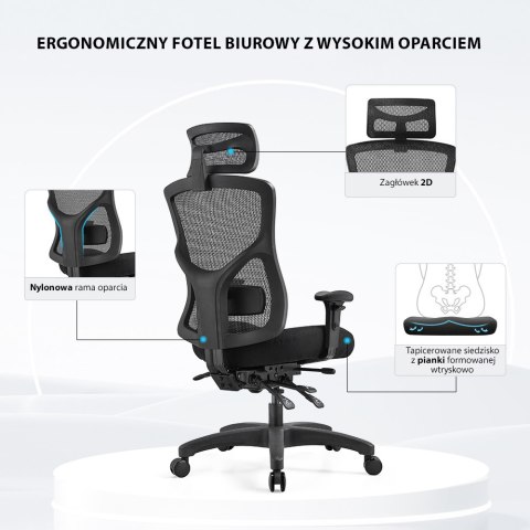 Fotel biurowy ergonomiczny Angel obrotowy ergOmed