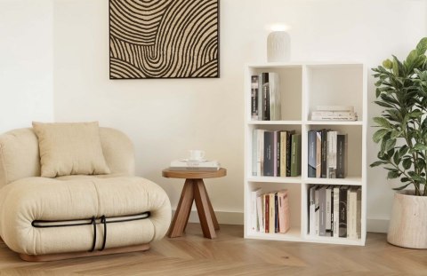 Regał Malax MINI 2X3 BIAŁY