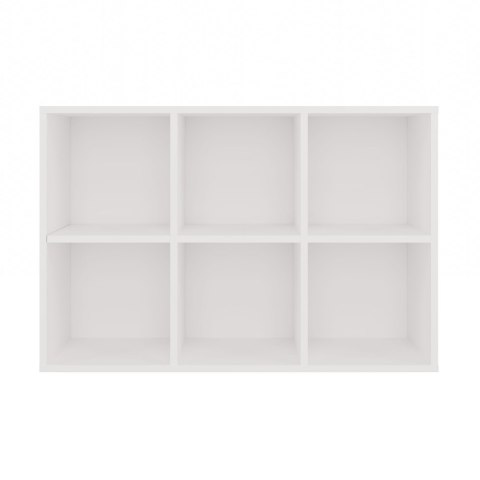 Regał Malax MINI 2X3 BIAŁY