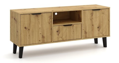 SZAFKA RTV Scandi 2D1S SLIM DĄB ARTISAN