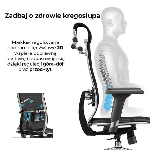 Fotel biurowy ergonomiczny ANGEL iO