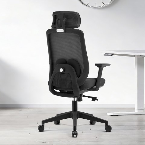 Fotel biurowy ergonomiczny ANGEL runO czarny