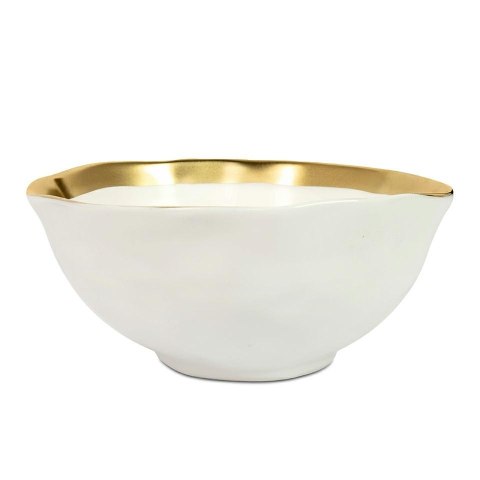 Kare Design KARE komplet 4 misek BELL 15 cm biało-złoty