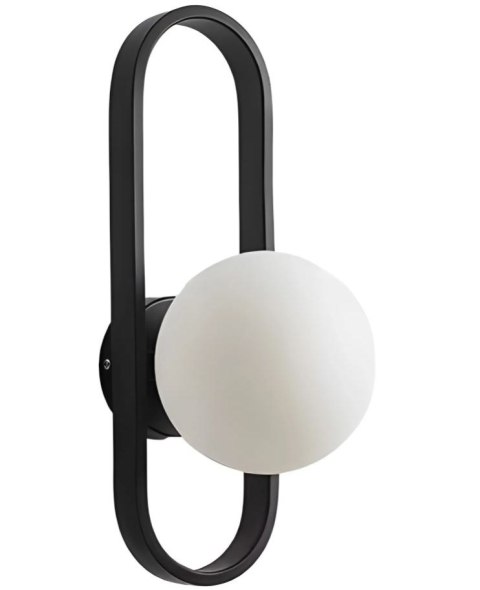 LAMPA APP1755-1W BLACK WHITE