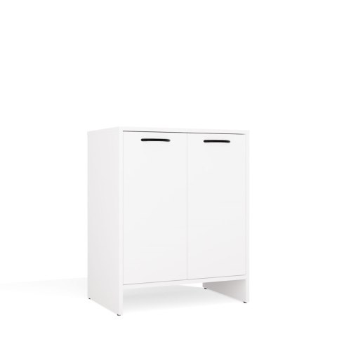 Szafka Łazienkowa NINA 2DUM BIAŁY 2 Drzwi Półki Regał Pod Umywalkę