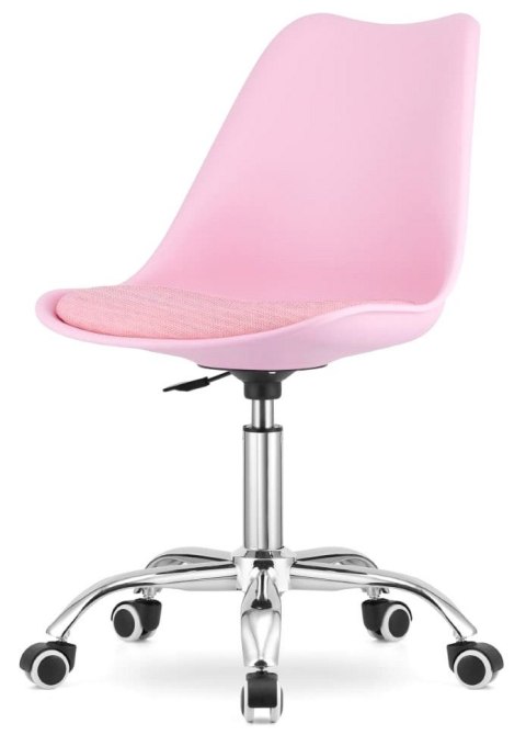 Krzesło obrotowe MONZA OFFICE PINK FABRIC II