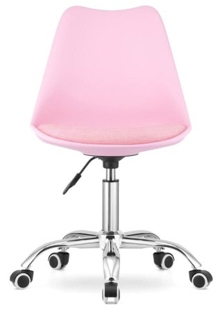 Krzesło obrotowe MONZA OFFICE PINK FABRIC II