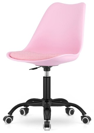 Krzesło obrotowe MONZA OFFICE PINK FABRIC II SMOKE