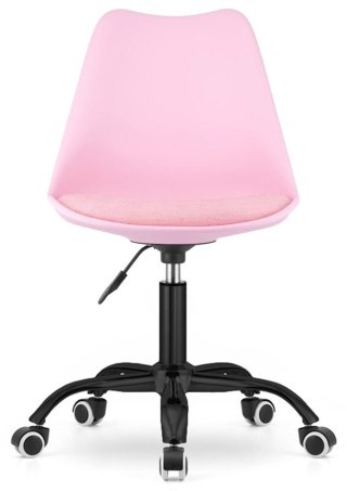 Krzesło obrotowe MONZA OFFICE PINK FABRIC II SMOKE