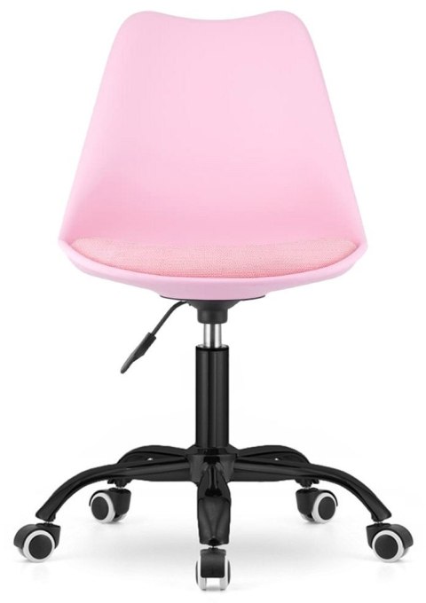 Krzesło obrotowe MONZA OFFICE PINK FABRIC II SMOKE