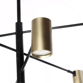 Lampa 6 x spot GU10 DD-40 czarno-złota SIENA