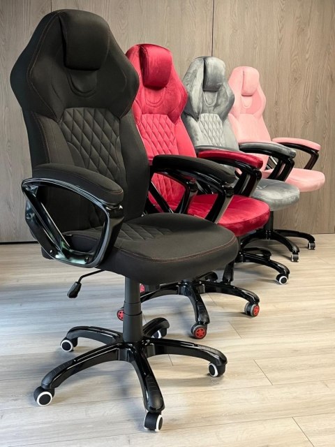 Fotel obrotowy do biurka SPIDER BLACK FABRIC SPC